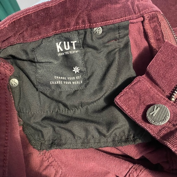 Kut from the Kloth Red Straight Leg Jeans - Picture 11 of 16